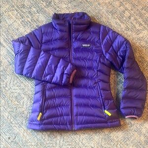 Patagonia Kids' Purple Puffer Jacket